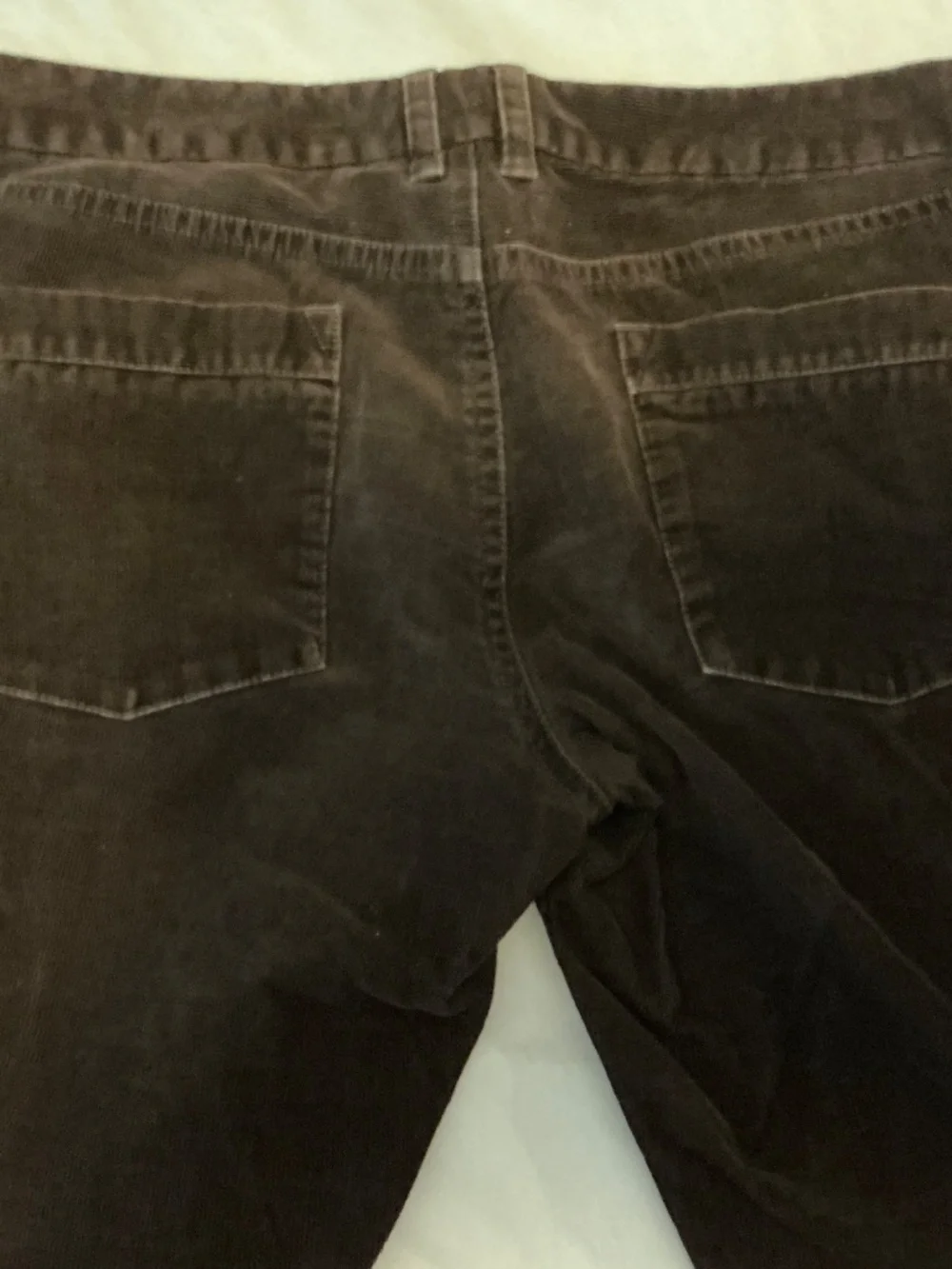 Vintage J Crew low rise slight boot cut brown corduroy pant size 12R
